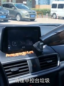 Wired Car Use Mini Vacuum Cig Plug 120w 12v Car Vacuum With LED Light DIY Vakum Kereta Brushes Hose Pipe Extend Washable Filter Dust Removal Brush Nozzle Handheld Vacuum Car Cleaners High Power Suction High Capacity Cleaning