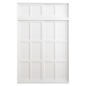 Storage Wardrobe with Metal Sliding Doors