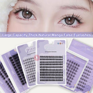 Hình con cáo xiên bay lông mi giả ghép phân đoạn dày lông mi sợi tổng hợp lông mi tự nhiên bán buôn