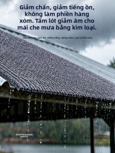 YIMING | Thảm Cách Âm và Chống Thấm Nước cho Mái hoặc Ban Công