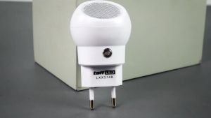 Lampu Tidur LED EU Plug Sensor Cool White 240V 0.5W Lampu Tidur Sensor