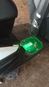 Cover Tutup Aki Bahan Akrilik Bening Transparan Honda Beat Esp Stater Halus Tahun 2017-2019 Plus Lampu