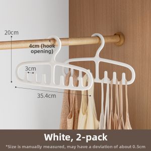 LANJIAOLUO | Home Storage Hanger Bra Hat Bag Organizer Wave-shaped Hook