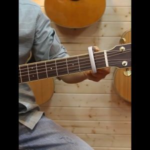 Capo Gitar Akustik Senar 6 Aluminum Alloy Wood Design Bridge Pin Remover