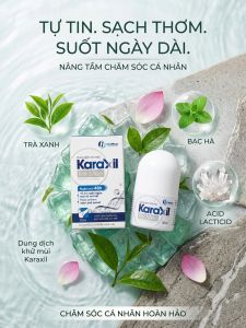 Dung Dịch Khử Mùi Nam Karaxil For Men 30ml Ngăn Mùi 48h & HT Ngăn Ngừa Mồ Hôi Hiệu Quả | Tự tin. Sạch thơm. Sưởi ngay dài. | Nâng tâm thẩm sóc cá nhân | Chăm sóc cá nhân hoàn hảo