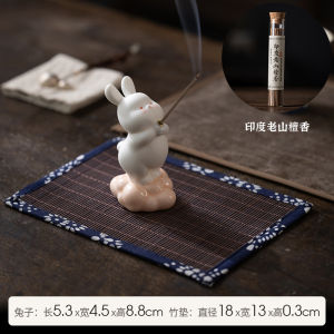 Đồ Trang Trí Nhà Bằng Gốm Xanh Dễ Thương Hình Thỏ Mây Hương Liệu Bằng Gốm Thủ Công Trang Trí Nhà Trang Trí Bàn Trà