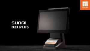 SUNMI D2s PLUS Smart Terminal Desktop Built In 80mm Receipt Printer Dual Screen Android POS System for Business