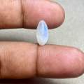 Batu Biduri bulan natural moonstone batu white rainbow Dim 14x7x6. 