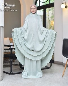 NEW Collection Mukena Alora.Set Mukena dan tas yg simpel