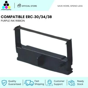 ETQ ERC-30 / ERC-34 / ERC-38 Purple Ink Ribbon compatible for Epson