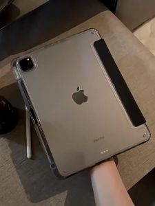 2026 Case for iPad A19 12th A16 11/10th 11" Air 8 11 M4 M3 4 5 10.9 7/8/9th10.2 Mini 6 7 8.3 9.7 Pro 11 with Pencil Holder Cover