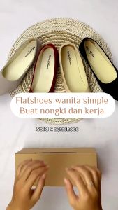 Sepatu flatshoes flat shoes wanita pansus