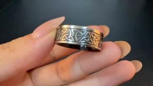 Fashion Vintage Vikings Valknut Ring For Men Women Stainless Steel Simple Rings Party Personalized Jewelry Gifts Dropshipping