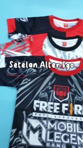 Setelan Baju Anak Laki Laki Alter Ego Tim Mobile Legend Lengan Pendek 2 - 10 Tahun