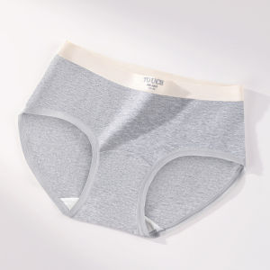 Maniyun 7A Antibacterial 95% Cotton Panties Women Middle Waist Seamless Panties Breathable Comfort Underpants