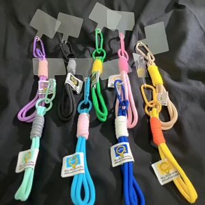 Adjustable Short Strap Lanyard Mobile Cell Phone Hanging Strap Phone Anti-lost Lanyard Gasket Anti-lost Wrist Rope