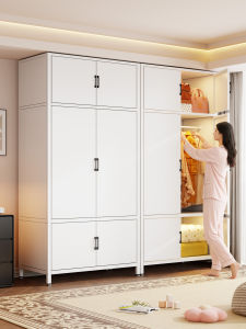 DIBIOU | Easy-to-Assemble Metal Wardrobe