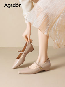 Agsdon | Pointed Toe Summer Breathable Dress Match Mary Jane Shoes