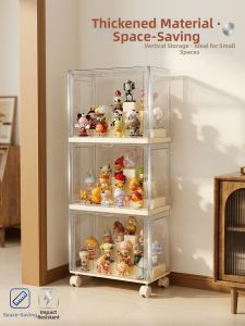 AMU·PIGGY | Clear Display Shelf for Figurines Toys