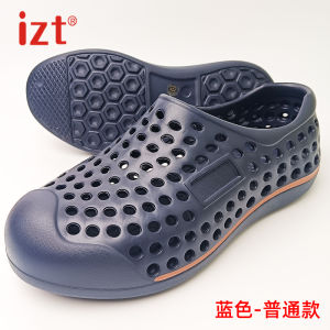 Summer Breathable Anti-Slip Fishing Shoes Outdoor Mountain Climbing Beach Sandals Casual Hollow out Plastic Uppers Rubber Sole