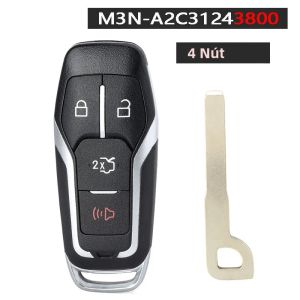 KEYECU M3N-A2C31243800 Chìa Khóa Xe Từ Xa Thông Minh Fob 315 MHz ID49 Chip Dành Cho Ford F-150 F-250 Explorer Edge Fusion 164-R8111 164-R8109