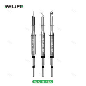 RELIFE Super Fine C210 T245 C245 Soldering Tips C115 Soldering Iron Tip for GVM T210 GVM T115 Professional Soldering Station
