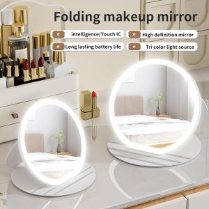LIWAN | Foldable LED Makeup Mirror with Lighting