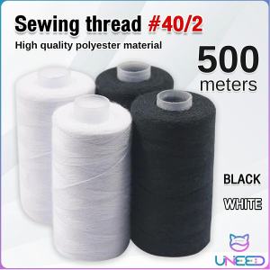 Need 500m Sewing Thread 40/2 Type White Black Polyester Thread