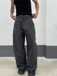 Quần Ống Rộng Chữ a Cho Nam Mùa Hè Mỏng Vải Bong Bóng Quần Dài Thường Ngày Nhanh Khô Quần Ống Đứng Quần Dài Quần Ống Thẳng