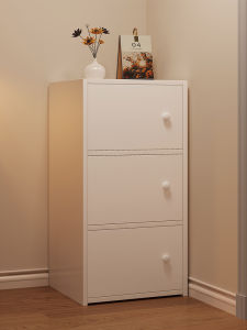 Narrow Wall-Mountable Storage Cabinet with Door