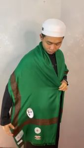 SORBAN JUMBO PREMIUM KASHMIR HIJAU ISTIMEWA