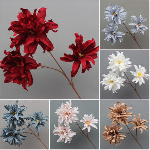 Wedding Decoration Artificial Orchid Single Flower Bouquet Indoor Home Decor Faux Flower Arrangement Chinese Style Wedding Ceremony