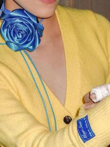 Bohemian Style Satin Rose Neck Chain Waist Chain Body Chain Womens Fashion Accessories Floral Pattern Fresh out New Item