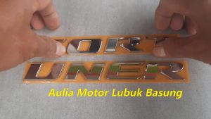 Emblem Tulisan FORTUNER Chrome Original Toyota Fortuner Huruf Pisah Untuk Kap Mesin dan Bagasi