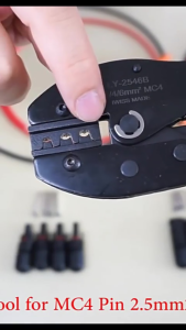 【DIY Myself】(คีมย้ำ คีมตัดสายไฟ MC4 ประแจขัน) LY-2546B ขั้วขั้วต่อ MC4 Connector สำหรับงานระบบโซลาร์เซลล์ (10คู่) 30A/1000VDC