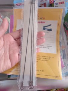 Dây nhiệt + giấy chịu nhiệt máy ép miệng túi tuýp tinh heo đực(3 dây+2giấy/vỉ)