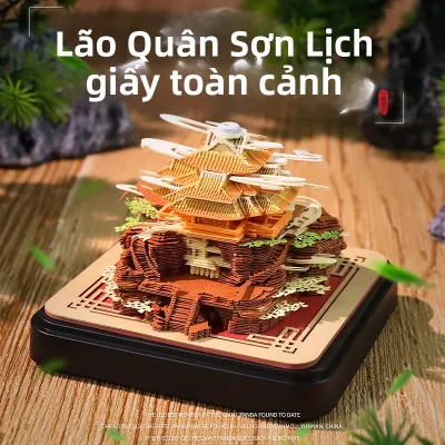 Lịch Bàn Đẹp 3D Khắc Giấy