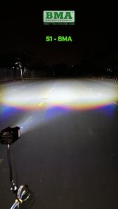 [Hàng Cao Cấp BMA] Đèn LED Trợ Sáng Bi Cầu Mini S1 - 25W Cos Trắng / Pha Vàng / Sáng 2 Màu Chống Nước IP67 Chuyên Lắp Oto Xe Máy (Tặng Kèm 1 Bộ Dây Mạch Nguồn BMA )