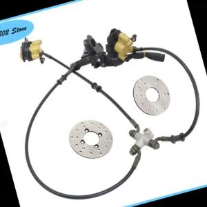 Front Rear Disc Brake Master Cylinder Hydraulic Caliper Assembly for 50cc-125cc ATV Quad - C029-054