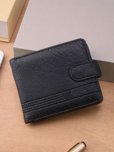 Men Wallets Leather Zipper Purse Man Slim Card Horders Quality Male Short Multi-card Wallet Coin Pocket Purse