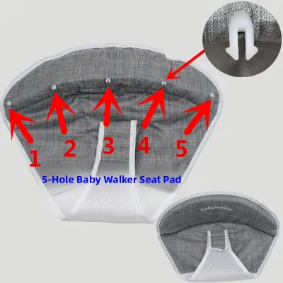 Baby Walker Seat Cushion Replacement Washable Cloth Pocket Toddler Learning Walking Car Accessory Universal for 1-5 Years Old Boys And Girls