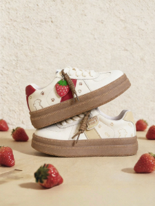 Josiny | Red Thick-Sole Training Shoes for Women