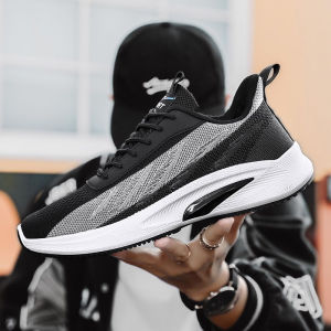 Breathable Mens Sneakers Casual Running Sports Outdoor Hiking Shoes For Men Korean Black Rubber Shoes For Men