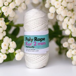 BENANG RAJUT POLYROPE KUR 2MM 200GRAM