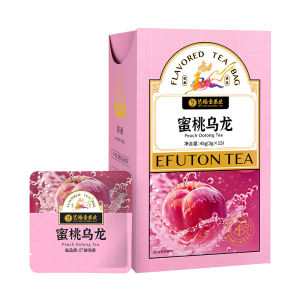 EFUTON TEA | Trà Ô Long Đào Ngâm Lạnh