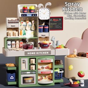 MLZH | Cooking Simulation Large Set Kids Kitchen Toys