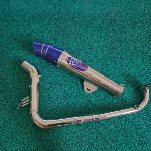AUN worm type canister with silencer for ADV/ CLICK/ PCX 160 44mm stainless elbow