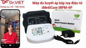 Máy đo huyết áp bắp tay điện tử Imedicare IBPM-6P