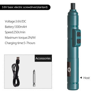 deli | Deli Electric Screwdriver Set USB Rechargeable 2000mah Adjustment Power Dril Multi-function Disassembly Torque Repair Tools Kit