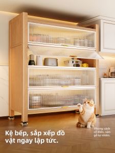 MEISD | Kệ Bếp Gỗ Thép Phong Cách Rustic